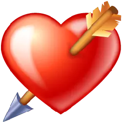 Heart with Arrow Emoji - Free for Commercial Use PNG