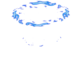 Blue Halo - halo - Transparent Background PNG