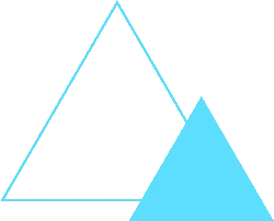 Blue Triangle - lines - Lossless PNG