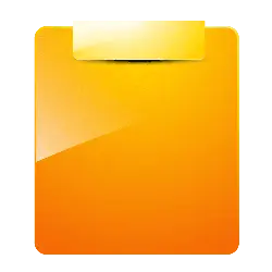 Orange Button - icon - interaction - PNG