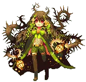 Green Long-Haired Fairy Girl - long hair - High Resolution PNG