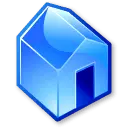 Blue House Icon - Free for Commercial Use PNG