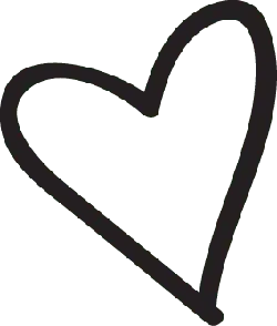 Heart Shape Pattern - black - Designer Recommended PNG