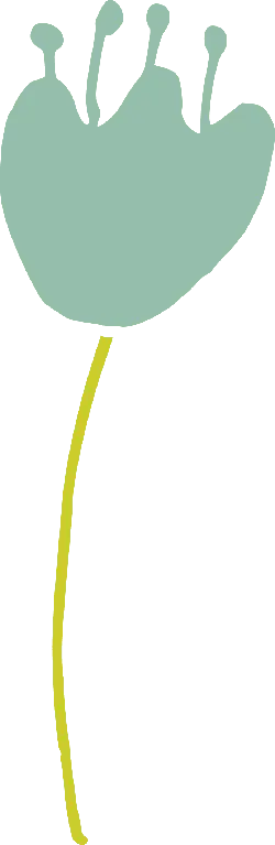 Abstract Flower - green - yellow - Lossless PNG