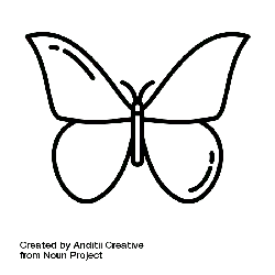 Butterfly - flying - Transparent Layer PNG