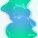 Blue and Green Abstract Shape - shape - Lossless PNG