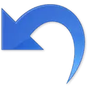 Blue Arrow - indication - graphic - Lossless PNG
