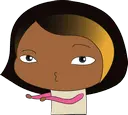Cartoon Girl - Transparent Layer PNG