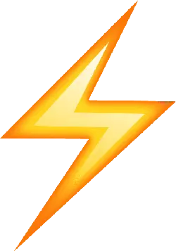 Lightning Bolt Symbol - Trending PNG