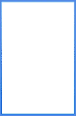 Blue Border Rectangle - shape - No Background PNG