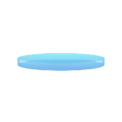 Blue Cylinder - glass - PNG