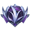 Purple Winged Badge - mysterious - High Resolution PNG