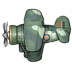 Camouflage Plane - military - Lossless PNG