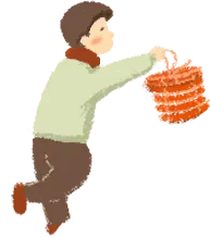 Boy with Lantern - holiday - Free Download PNG