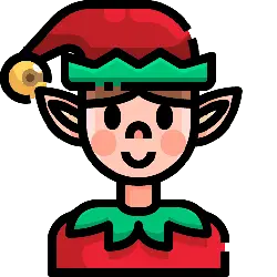 Christmas Elf - smile - No Watermark PNG