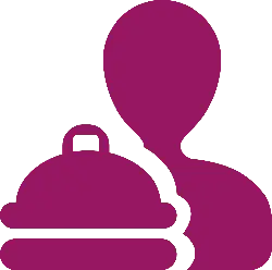 Purple Person and Dome Icon - icon - PNG