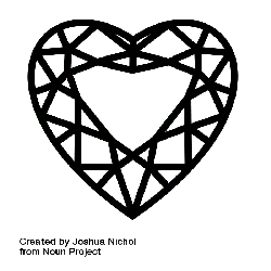 Heart Pattern - simple style - High Resolution PNG