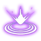 Purple Energy Wave - magic - Transparent Layer PNG