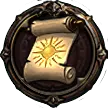 Sun Scroll - mystery - No Background PNG