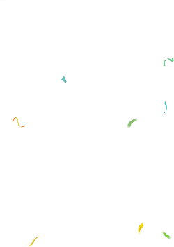 Colorful Confetti - holiday - Transparent Layer PNG