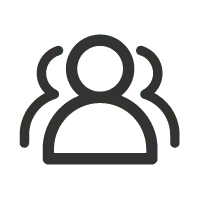 Three People Icon - simple - Lossless PNG