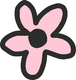 Pink Flower - cartoon - High Download Count PNG