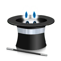 Magic Hat and Rabbit - performance - High Resolution PNG