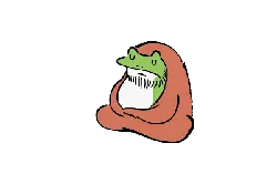 Frog - red - High Resolution PNG