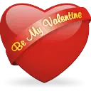 Valentine's Heart - red - PNG
