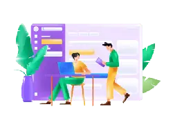 Office Scene - plant - work - High Resolution PNG