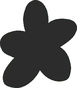 Five-Petal Flower - pattern - High Resolution PNG