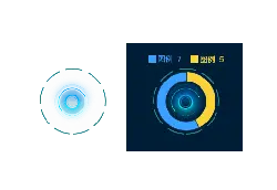 Concentric Circles Pattern - graphic design - High Resolution PNG