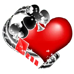 Heart Playing Card Pattern - playing card - Transparent Background PNG