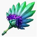 Mystic Feather Staff - magic - High Resolution PNG