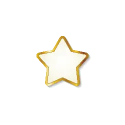 Gold Star - Fast Download PNG