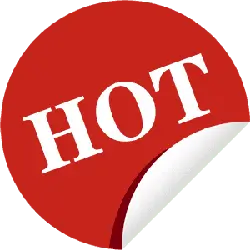 Hot Sticker - hot - Free PNG