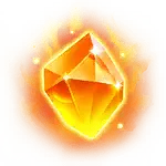 Fire Gem - glowing - Lossless PNG