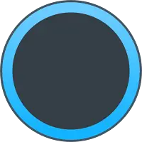 Blue Ring - design element - PNG