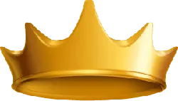 Golden Crown - authority - symbol - Transparent Layer PNG