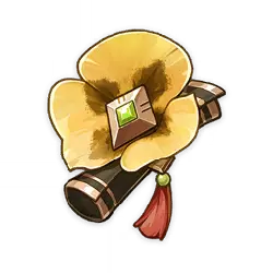 Gold Flower Scroll - gold - High Resolution PNG