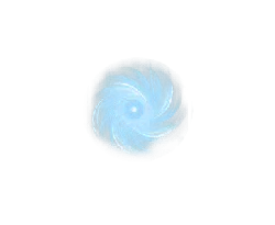 Blue Vortex Halo - rotating - PNG