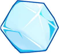 Hexagonal Gemstone - shiny - High Resolution PNG