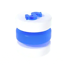 Blue Cylinder Object - plastic - Lossless PNG