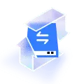 Blue Cube - technology - simple - PNG Images