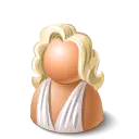Blonde Female - icon - Lossless PNG