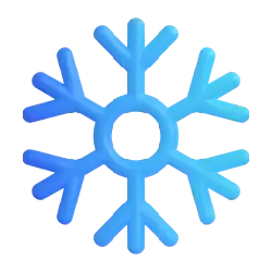 Snowflake - hexagon - Free for Commercial Use PNG