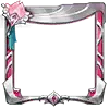 Pink Flower Frame - pink - No Watermark PNG