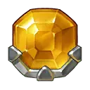 Gold Gemstone - rare - No Background PNG