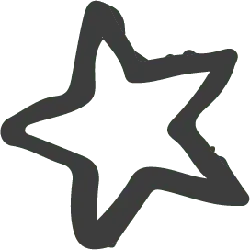 Star - outline - Designer's Pick PNG