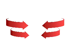 Red Arrows - abstract art - PNG